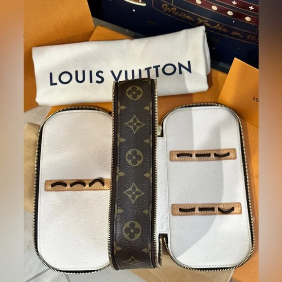 Vintage Louis Vuitton Monogram Toiletry / Make up Bag - Rare - Picture 3 of 16